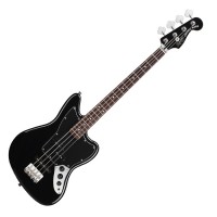 Photo SQUIER VINTAGE MODIFIED JAGUAR BASS SS BLACK ROSEWOOD