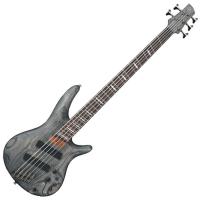 Photo IBANEZ SRFF805-BKS "FANNED" - BLACK STAINED 5 CORDES