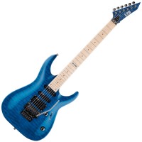 Photo ESP LTD MH-103QM SEE THRU BLUE