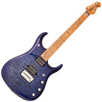 Photo MUSIC MAN JOHN PETRUCCI 6 JP15 LTD BLUEBERRY BURST QUILTED