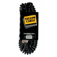 YELLOW CABLE G46T JACK/JACK SPIRAL - 6M