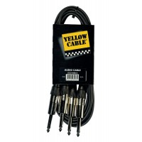 YELLOW CABLE K08-3 JACK/JACK - 3M (X2)