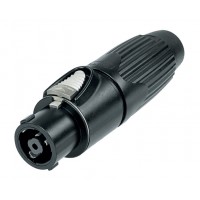 Photo NEUTRIK NLT8FX-BAGV - FICHE SPEAKON STX 8 PÔLES FEMELLE IP54 NOIRE