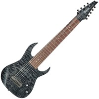 Photo IBANEZ RG9QM-BI - 9 CORDES - BLACK ICE