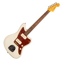 Photo FENDER CUSTOM SHOP 62 JAZZMASTER JOURNEYMAN RELIC AGED OLYMPIC WHITE