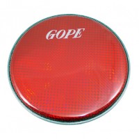 Gope HAN10-R - Peau Double Holographique 10" Rouge