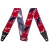 Photo FENDER SANGLE WEIGHLESS MONOGRAM 2" RED/WHITE/BLUE