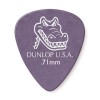 Photo Dunlop 417P71 - Gator Grip Guitar Pick 0,71mm X 12