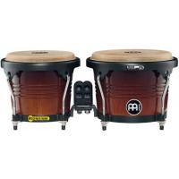 Photo MEINL FWB190 BONGOS 6" 3/4 & 8" FREE RIDE BOIS - COFFEE BURST
