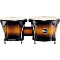 MEINL MHB100 BONGOS 6" 3/4 MACHO ET 8" HEMBRA BOIS - VINTAGE SUNBURST