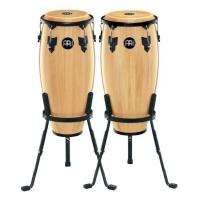 MEINL PAIRE CONGAS 10 & 11" - AVEC PIED PANIER - NATUREL