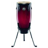 Photo MEINL PAIRE CONGAS 10 & 11" - AVEC PIED PANIER - WINE RED BURST