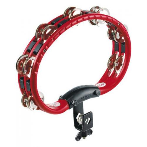 meinl tambourin abs steel jingles - rouge / pour hi-hat