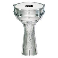 MEINL DARBOUKA ALUMINIUM 20.5 X 37 CM - AVEC CYMBALETTES