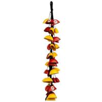 MEINL BIRDS FIBRE ROUGE ET JAUNE