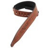 Photo LEVYS M17T03 SANGLE CUIR MOTIFS KOKOPELLI GRAVS BROWN