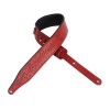 Photo LEVYS M17T05 SANGLE CUIR MOTIFS BATS GRAVS CRANBERRY