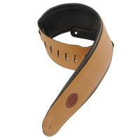 Photo LEVYS MSS2-4 SANGLE CUIR REMBOURRÉE SPECIALE BASSE TAN