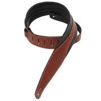 Photo LEVYS MSS100 SANGLE CUIR SUPER REMBOURRAGE WALNUT