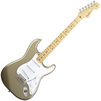 Photo FENDER CLASSIC PLAYER 50 STRATOCASTER SHORELINE GOLD MAPLE