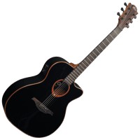 Photo LAG T100ACE TRAMONTANE AUDITORIUM CUTAWAY ELECTRO BLACK