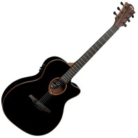 Photo LAG T100ASCE-BLK TRAMONTANE AUDITORIUM SLIM ELECTRO BLACK