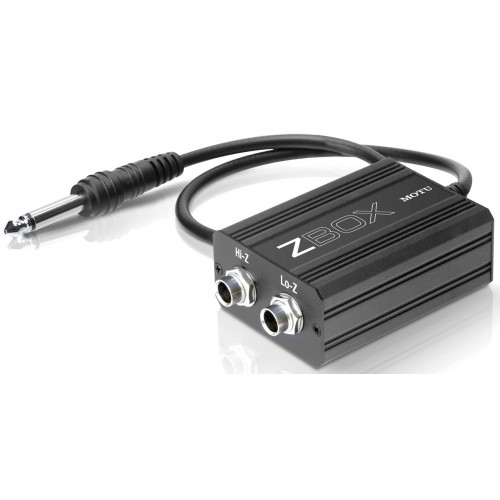 MOTU ZBOX - ADAPTATEUR GUITARE POUR INTERFACE AUDIO