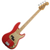 Photo FENDER CLASSIC '50S PRECISION BASS FIESTA RED