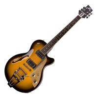 Photo DUESENBERG STARPLAYER TV 2 TONE SUNBURST + ETUI
