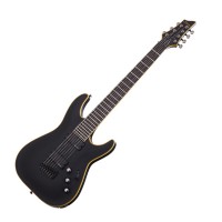 Photo SCHECTER BLACKJACK ATX C-7 AGED BLACK SATIN
