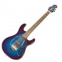 Photo MUSIC MAN STEVE MORSE YD2 DE-PURPLE BURST + FLOYD ROSE + TÊTE ASSORTIE