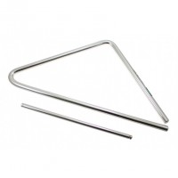 Photo GOPE TRI38 - TRIANGLE 38CM ACIER CHROMÉ