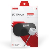 EVANS EQPB2 - EQ BLACK NYLON DOUBLE PATCH