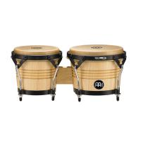 MEINL PAIRE BONGOS 6" 3/4 & 8" FTS RUBBER WOOD 