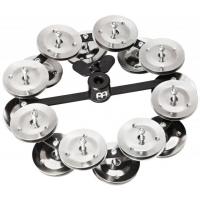 MEINL TAMBOURIN CHARLESTON HEADLINER 5" 2 RANGES DE CYMBALETTES ACIER