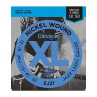 D'ADDARIO ELECTRIC XL NICKEL JAZZ