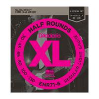 D'ADDARIO ENR71-6 XL HALF ROUNDS 6-ST REGULAR LIGHT 30/130 LONG SCALE