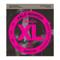 Photo D'ADDARIO ENR71M XL HALF ROUNDS REGULAR LIGHT 45/100 MEDIUM SCALE