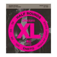 Photo D'ADDARIO ENR71S XL HALF ROUNDS REGULAR LIGHT 45/100 SHORT SCALE