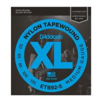 D'Addario ETB92-5 Tapewound 5-St Bass Medium 50/135 Long Scale