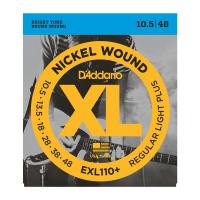 Photo D'ADDARIO EXL110+ NICKEL WOUND REGULAR LIGHT PLUS 10.5/48