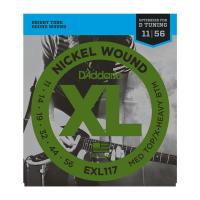 Cordes Guitare électrique D'Addario XL Chromes - Enroulement Plat - Jazz Light 11-50 - Son Chaud, Sensation Douce