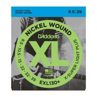 Photo D'ADDARIO EXL130+ NICKEL WOUND EXTRA-SUPER LIGHT PLUS 8.5/39