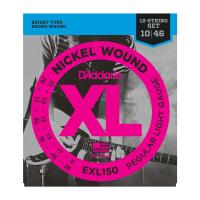 D'Addario EXL150 Nickel Wound 12-St Regular Light 10/46