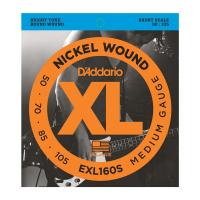 D'ADDARIO EXL160S NICKEL WOUND BASS MEDIUM 50/105 SHORT SCALE 