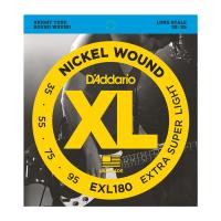 Photo D'ADDARIO EXL180 NICKEL WOUND BASS EXTRA SUPER LIGHT 35/95 LONG SCALE