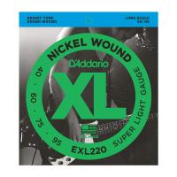 D'ADDARIO EXL220 NICKEL WOUND BASS SUPER LIGHT 40/95 LONG SCALE 