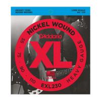 D'ADDARIO EXL230 NICKEL WOUND BASS HEAVY 55/110 LONG SCALE 