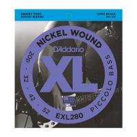 D'ADDARIO EXL280 NICKEL WOUND PICCOLO BASS 20/52 LONG SCALE 