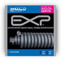 Photo D'ADDARIO EXP170 COATED NICKEL WOUND BASS LIGHT 45/100 LONG SCALE